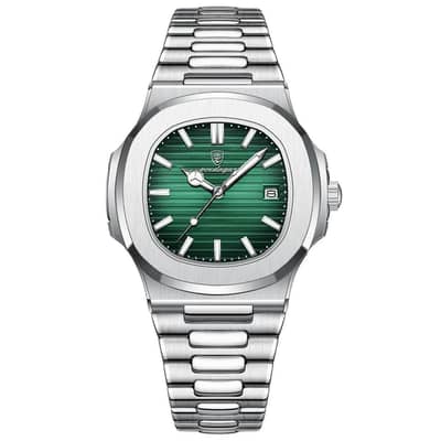 POEDAGAR Luxury Men's Watch - Nautilus Style Watch