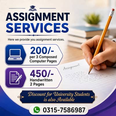 High-Quality Assignment Services for School, College & University