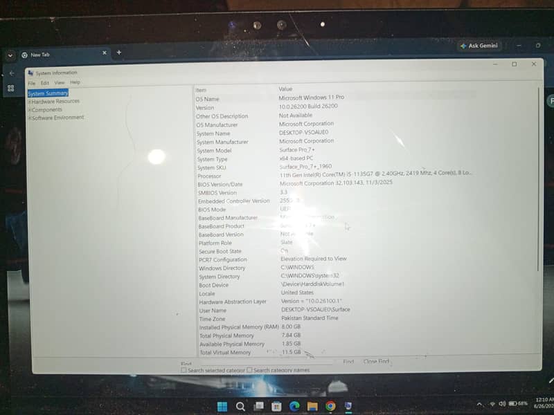 Microsoft surface 7 plus all ok 0