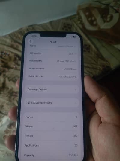 Apple iPhone 12 Pro Max jv 256gb 89health