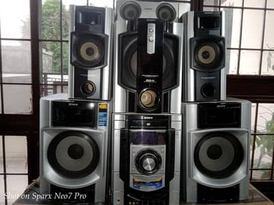 SONY MHCGN1000D ORIGINAL HI FI DVD KARAOKE SOUND SYSTEM COMPLETE
