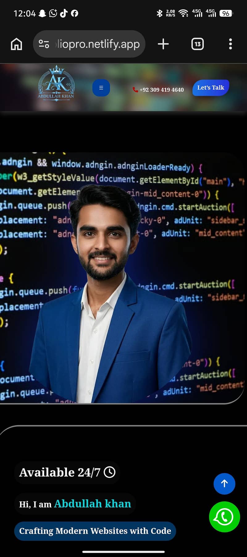 I am Full Stack Developer & Also Mern Stack developer 1