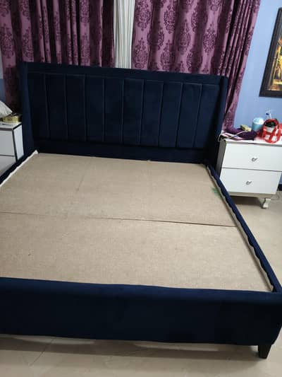 Bed and side tables