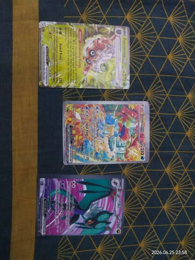 Keldeo ex , forretress ex and noivern ex