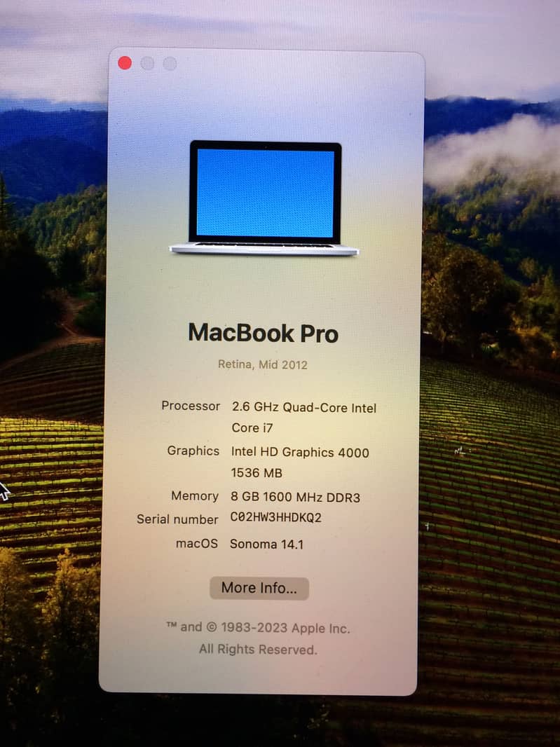 Macbook Pro mid 2012 2