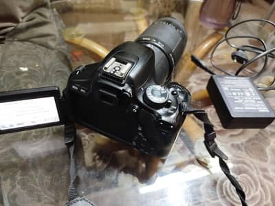 Canon 600D Dslr camera 75-300mm big lens 03025271768 whatsap