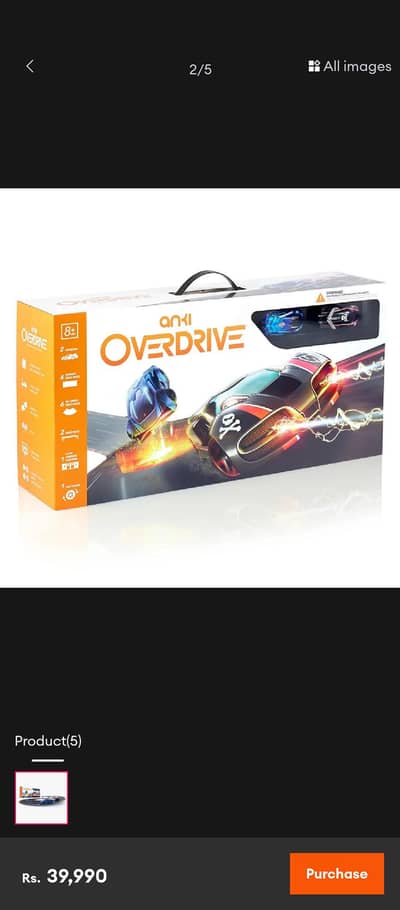 Anki Overdrive Starter Kit, Robot car battle
