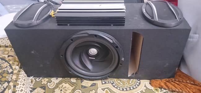 woofer amplifier and speaker for sale