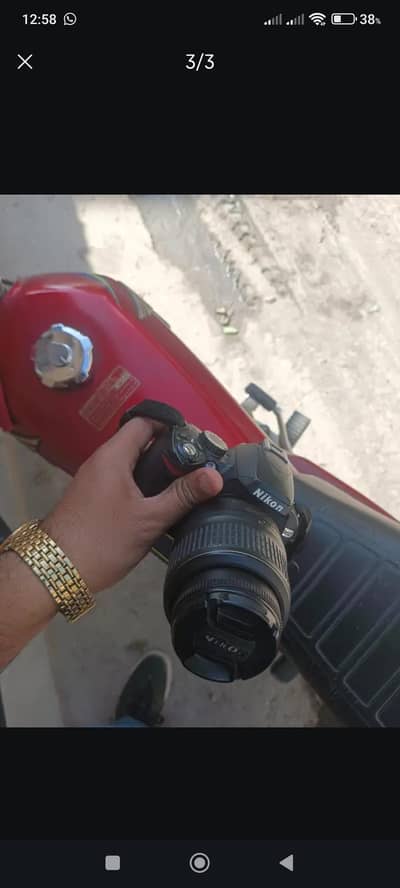 Dslr Nikon D60 camera 18-55mm lens new condition  03035522909 whatap ‎