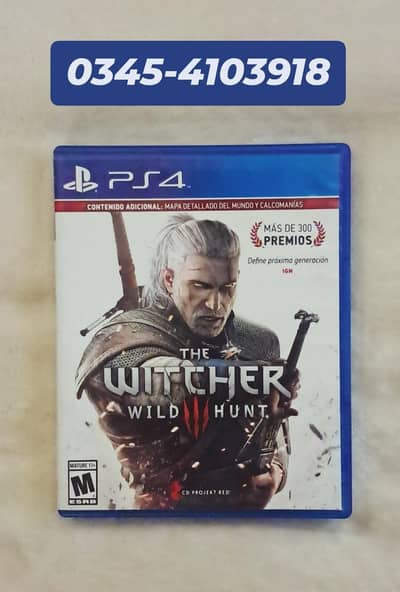 WITCHER 3 WILD HUNT PLAYSTATION 4 PS4