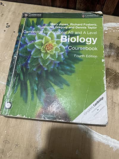 Cambridge a levels and as levels biology course book