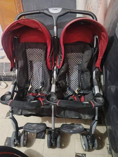 twin baby pram walker