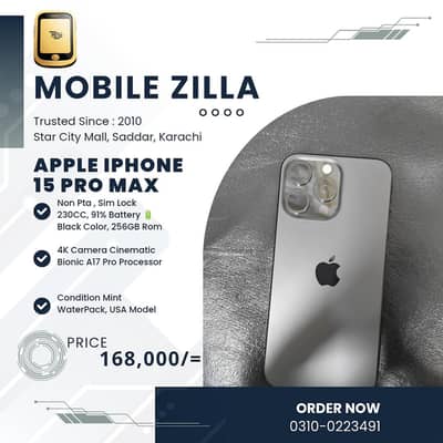 Google Pixel 9 Pro XL, 16GB 256GB, Pta Approve Waterpack MOBILEZILLA