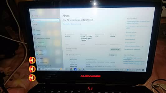 GAMING LAPTOP DELL AILENWARE WITH DEDICATED NVIDIA GRAPHIC CARD