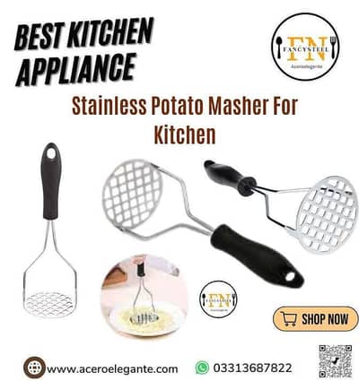 Stainless steel Potato Masher