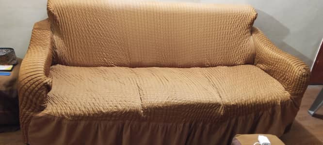 5 seater sofa set +Bubble sofa covers