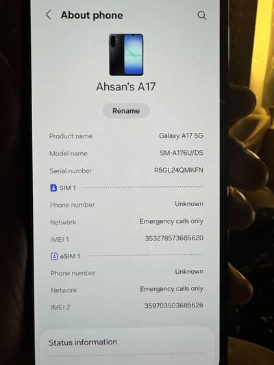 Samsung a17 5g