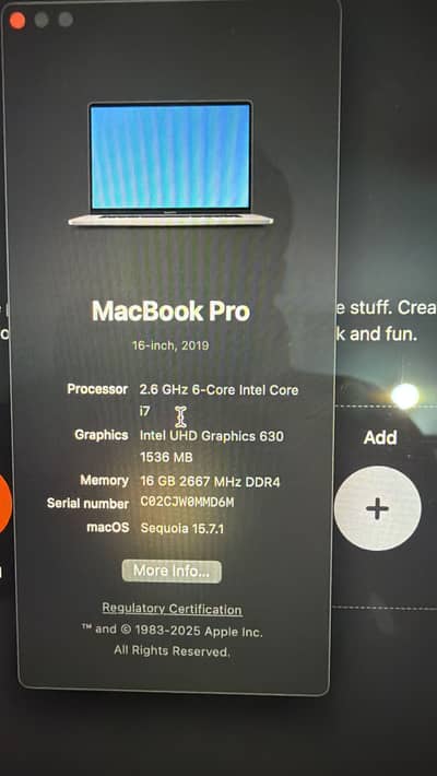 Macbook pro 2019