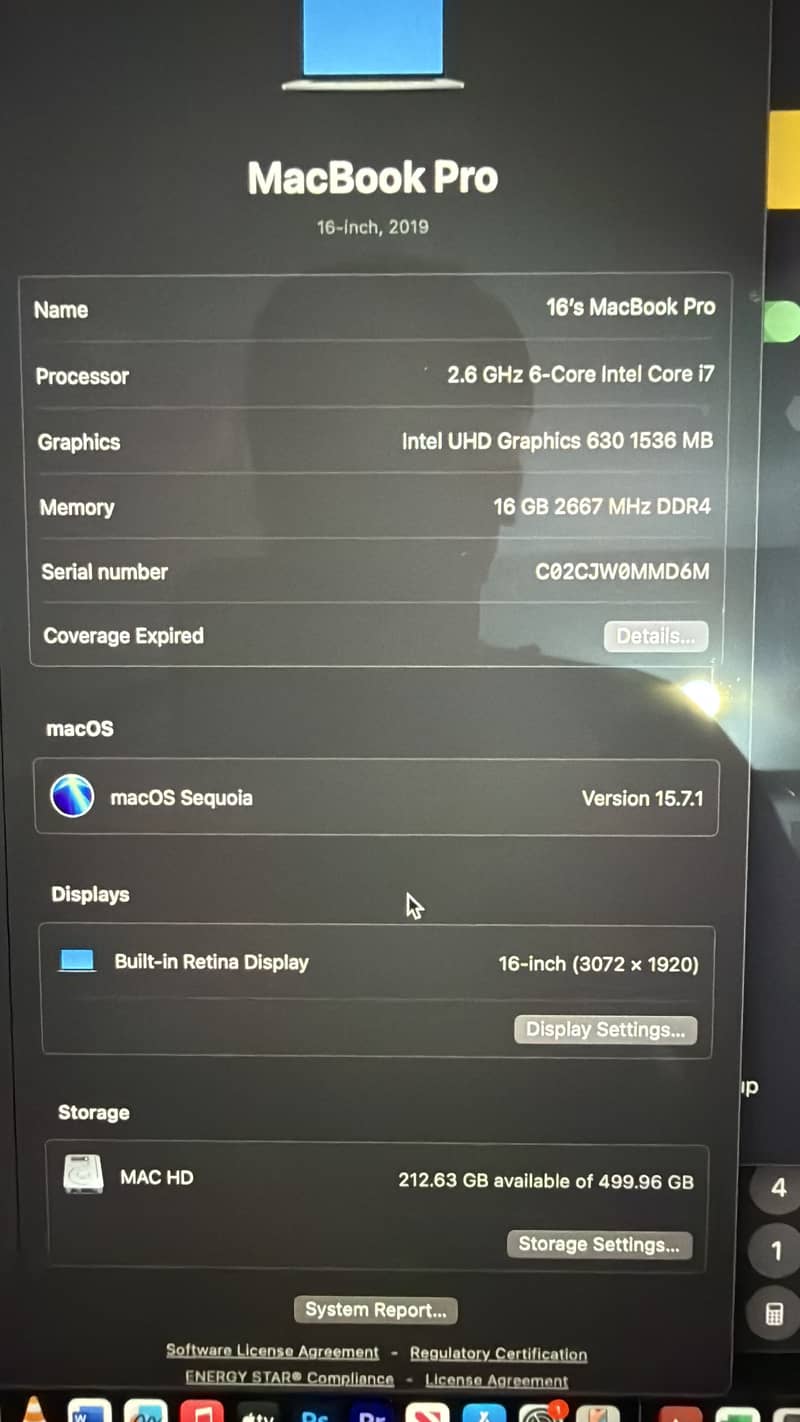 Macbook pro 2019 2