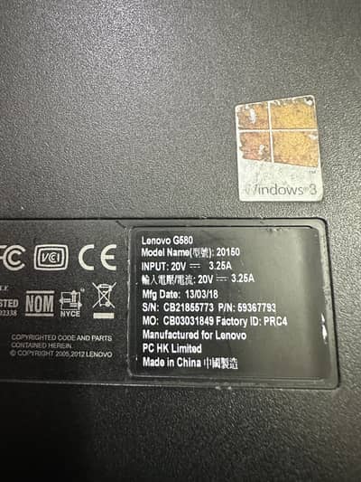 Lenovo g580 for females and students