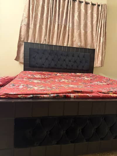 Black velvet bed for sale