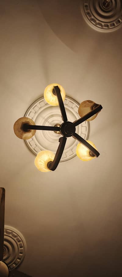 Elegant Vintage Chandelier with Warm Ambient Lighting