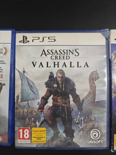 PS5 games witcher 3 | AC Valhalla| Street fighter 6 | Tekken 8