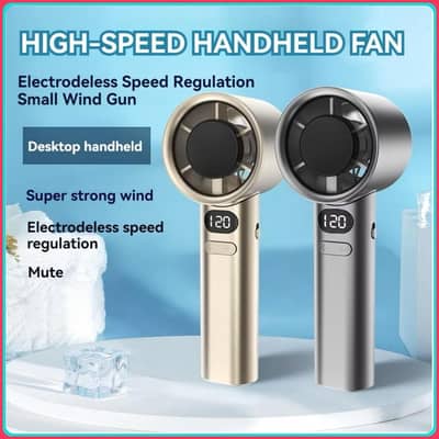 M11-M11 PRO Mini Handheld Fan USB Rechargeable Digital Display 120-Spe