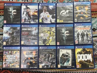 Playstation games pack of 15 DVD