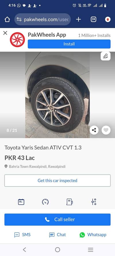 Yaris ativ 1.3 cv5