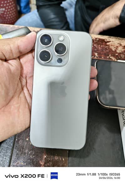 iPhone 15 Pro Pta approved 256gb Physical+Esim