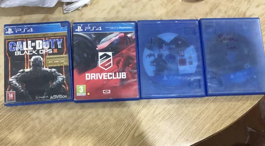 Urgent sale: 4 top PS4 Games Bundle(COD,DRIVECLUB,KILLZONE,SECONDSON)