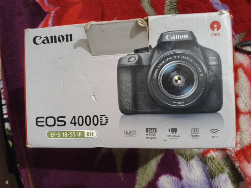 CAMERA CANON EOS 4000D 1