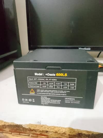 600w psu good quality with 6 pin GPU power