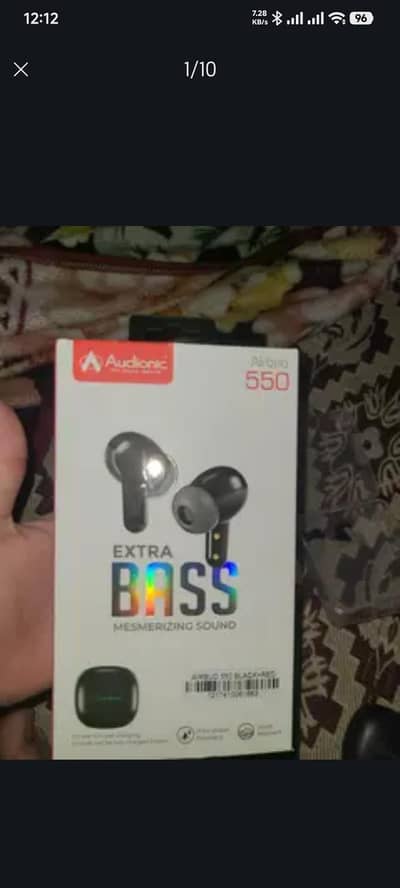 Audinonic 550 earbirds  26 hours play time