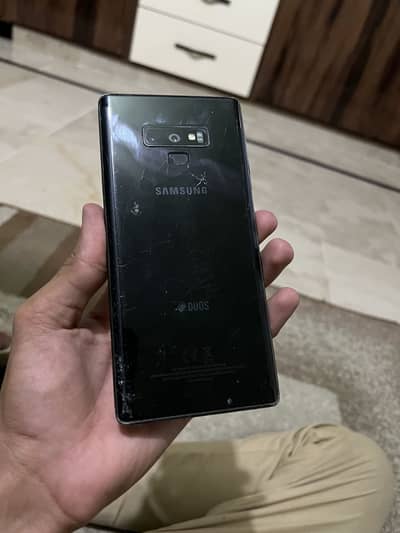 Samsung Mobile Note 9 6gb 128gb official pta Approved