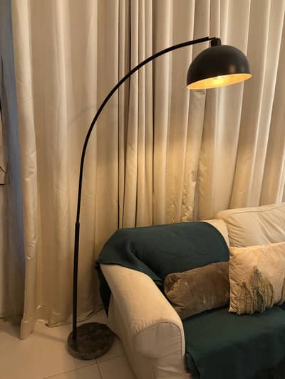Black Arch lamp floor lamp