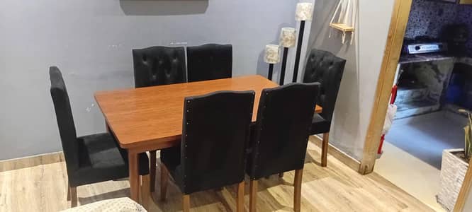 Dining table with chairs
