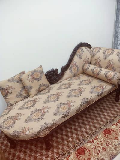 Antique carved shersham dewan