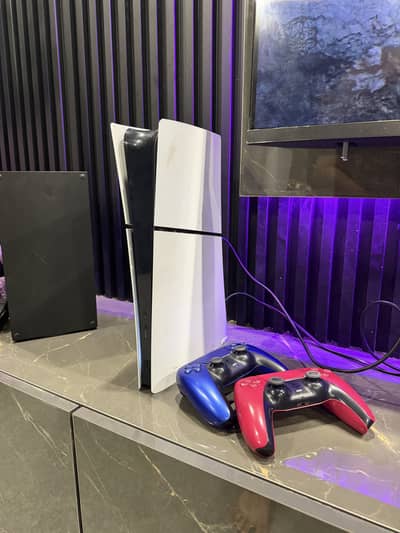 PS5 Slim Digital Version 1TB with 2 Controllers