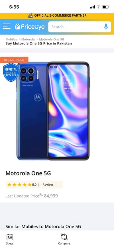 Motorola One 5G Ace