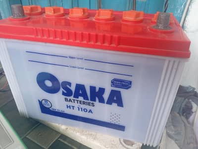 12v OSAKA 110MODEL BATTERY  70AH AVAILABLE GOOD IN WORKING NO FAULT.