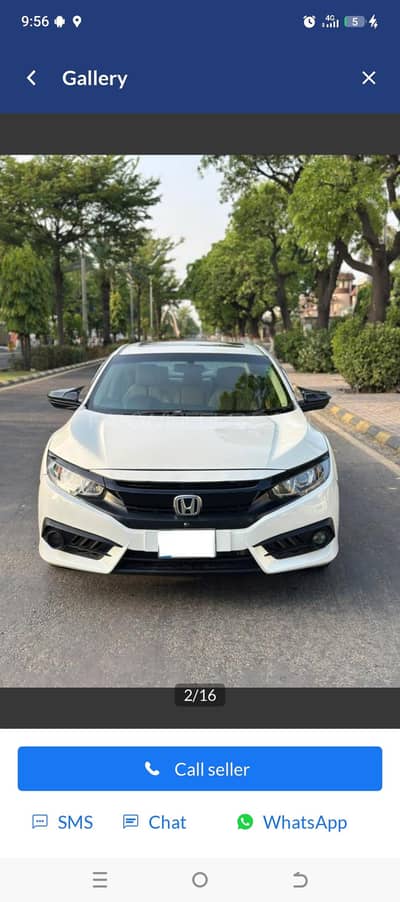 Honda Civic Oriel 2017