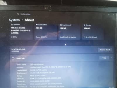 Lenovo Thinkpad 11th Gen i5 16GB 1TB