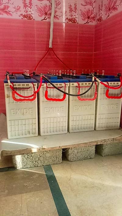 4 battery exide 1800 Tr