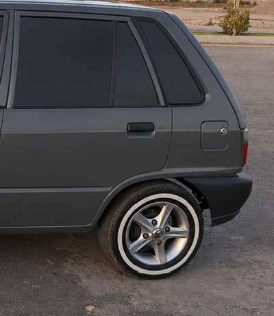 12 size alloy rim and tyre