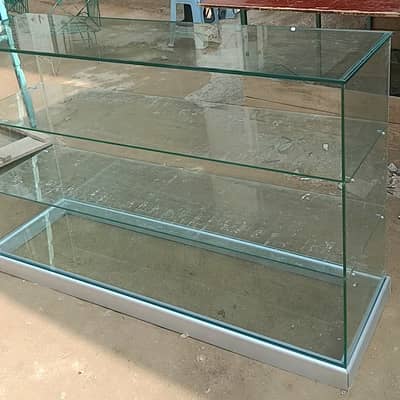 Showcase counter full glass 12mm 6ft شوکیس کاونٹر شیشہ مکمل