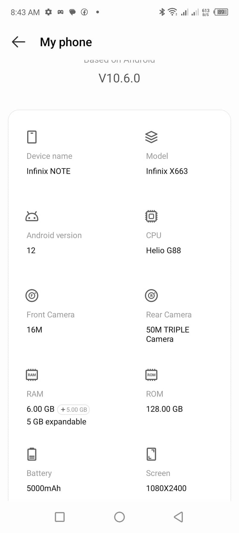 Infinix Note 11 0