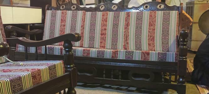 pure wooden sheesham sofa set