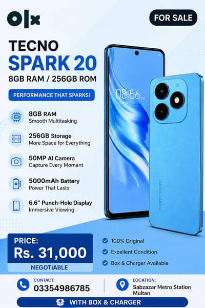 Tecno Spark 20